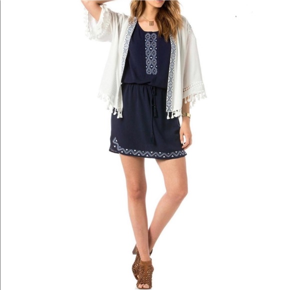 Miss Me Eyelet Embroidered Dress - Picture 5 of 5